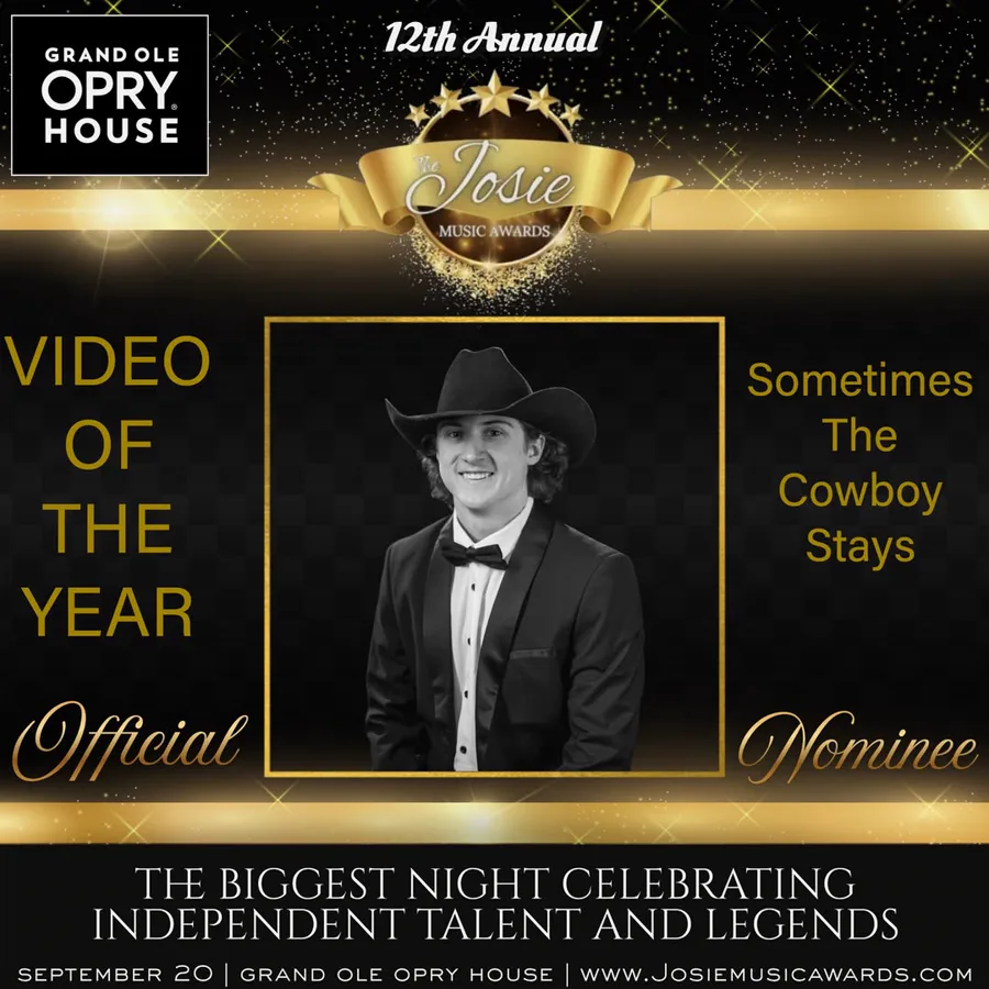 Josie Awards Video of the Year nomination artwork